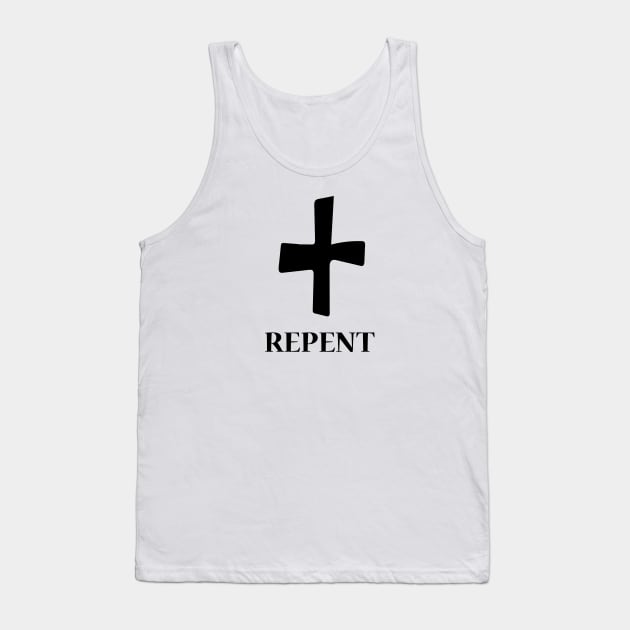 REPENT Tank Top by FlorenceFashionstyle